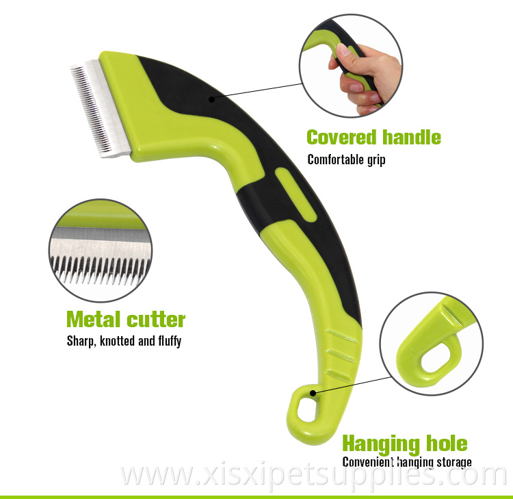 Factory Wholesale New Shape Pet Dog Deshedding Tool